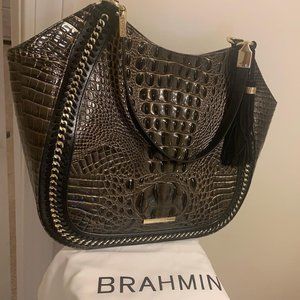 Brahmin Large black purse-Thelma